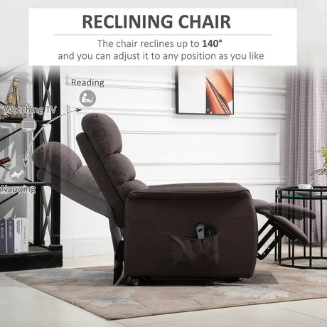 Electric Power Lift Recliner Chair with Remote Control - Sleep Galleria - Sleep Galleria