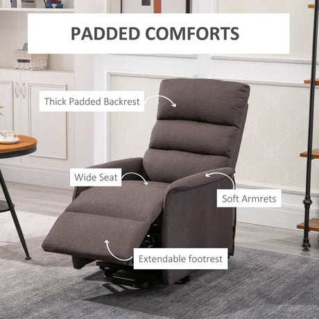 Electric Power Lift Recliner Chair with Remote Control - Sleep Galleria - Sleep Galleria