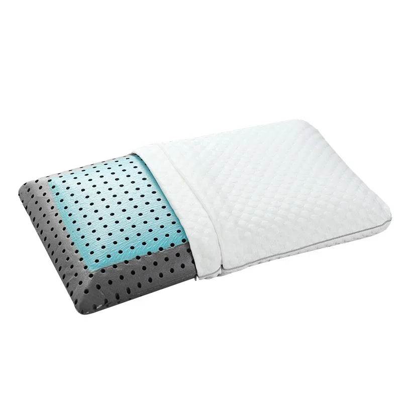 -Factory Price Bedroom memory foam mold pillow with Breathable holes Lavender Charcoal Memory Foam Pillow - Sleep Galleria
