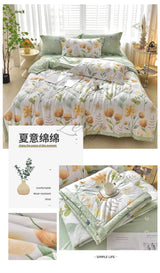 Fashion Skin-friendly Summer Cool Blanket Comfortable Lightweight Air Condition Comforter Machine Washable Quilt for Adults Kid - Sleep Galleria