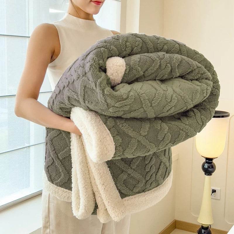 Fleece Blanket Super Soft Cozy Throw Blankek Lightweight Fuzzy Textured Flaneel Blanket Warm Plush Throws for Couch Soft Bed - Sleep Galleria