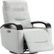 Genuine Leather Power Swivel Glider Rocker Recliner, Adjustable Power Headrest, Wooden Armrest, Certified Recliner Chair Sofa - Sleep Galleria - Sleep Galleria