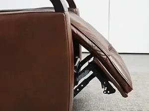 Genuine Leather Power Swivel Glider Rocker Recliner, Adjustable Power Headrest, Wooden Armrest, Certified Recliner Chair Sofa - Sleep Galleria - Sleep Galleria
