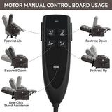 Grey Dual Motor Infinite Position Up to 350 LBS - Sleep Galleria