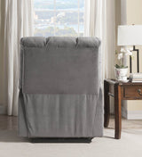 Grey Power Lift Recliner with Massage - Sleep Galleria - Sleep Galleria