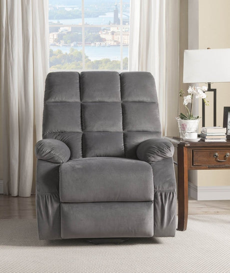 Grey Power Lift Recliner with Massage - Sleep Galleria - Sleep Galleria