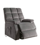 Grey Power Lift Recliner with Massage - Sleep Galleria - Sleep Galleria