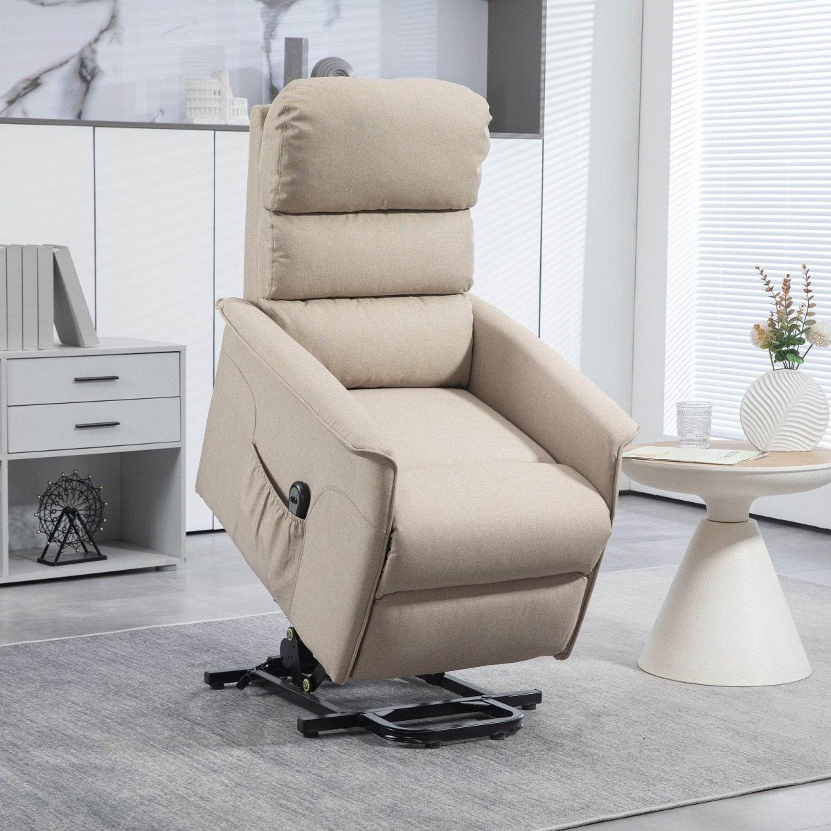 HOMCOM Power Lift Recliner Chair - Sleep Galleria - Sleep Galleria