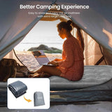 iDOO Queen Size Air Mattress, Inflatable Airbed with Built - in Pump, 650lb MAX - Sleep Galleria - Sleep Galleria