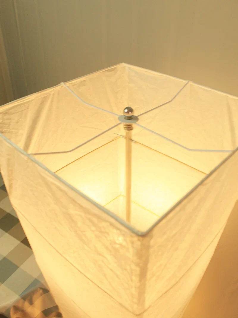 Japanese - style Paper Lampshade Floor Lamp Nordic Minimalist Paper Standing Lamp Bedside Bedroom Study Living Room Lampara Led - Sleep Galleria - Sleep Galleria