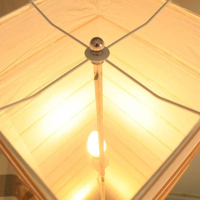 Japanese - style Paper Lampshade Floor Lamp Nordic Minimalist Paper Standing Lamp Bedside Bedroom Study Living Room Lampara Led - Sleep Galleria - Sleep Galleria