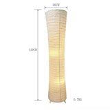 Japanese - style Paper Lampshade Floor Lamp Nordic Minimalist Paper Standing Lamp Bedside Bedroom Study Living Room Lampara Led - Sleep Galleria - Sleep Galleria