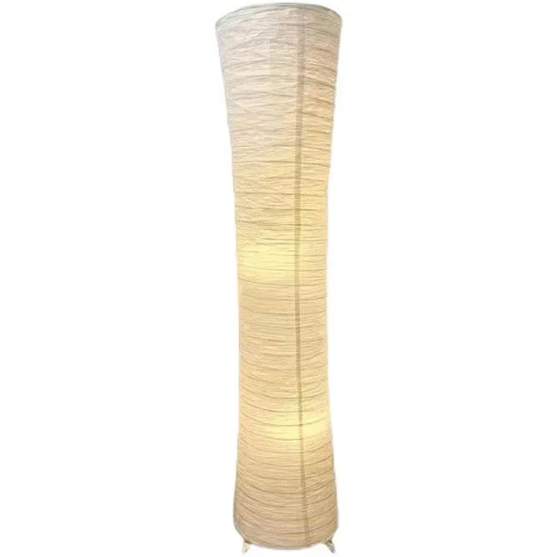 Japanese - style Paper Lampshade Floor Lamp Nordic Minimalist Paper Standing Lamp Bedside Bedroom Study Living Room Lampara Led - Sleep Galleria - Sleep Galleria
