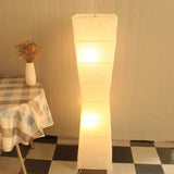 Japanese - style Paper Lampshade Floor Lamp Nordic Minimalist Paper Standing Lamp Bedside Bedroom Study Living Room Lampara Led - Sleep Galleria - Sleep Galleria