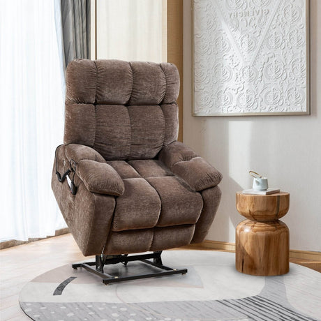 Liyasi Dual OKIN Motor Power Lift Recliner Chair - Sleep Galleria - Sleep Galleria