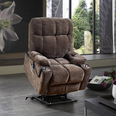 Liyasi Dual OKIN Motor Power Lift Recliner Chair - Sleep Galleria - Sleep Galleria