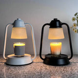 Melting Candle Lantern Elegant Metal Candle Warmer Lamp with Dimmable Timer Function for Safe Desktop Wax Melting High Stability - Sleep Galleria - Sleep Galleria