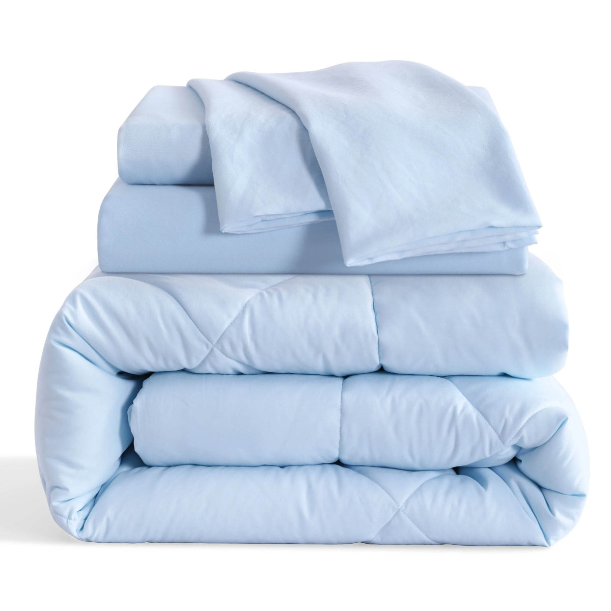 Ntbay 5 Piece Breathable Twin Bedding Comforter Set, Ultra Soft and Cozy Bed in a Bag - Sleep Galleria - Sleep Galleria