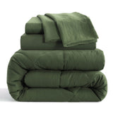 Ntbay 5 Piece Breathable Twin Bedding Comforter Set, Ultra Soft and Cozy Bed in a Bag - Sleep Galleria - Sleep Galleria