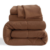 Ntbay 5 Piece Breathable Twin Bedding Comforter Set, Ultra Soft and Cozy Bed in a Bag - Sleep Galleria - Sleep Galleria