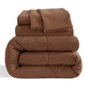 Ntbay 5 Piece Breathable Twin Bedding Comforter Set, Ultra Soft and Cozy Bed in a Bag - Sleep Galleria - Sleep Galleria