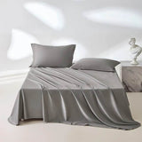 Organic 100% Egyptian Cotton Flat Sheet Solid Color Bed Sheets 800 Thread Count Bedding Sheet Bed Linen Single Queen King Size - Sleep Galleria - Sleep Galleria