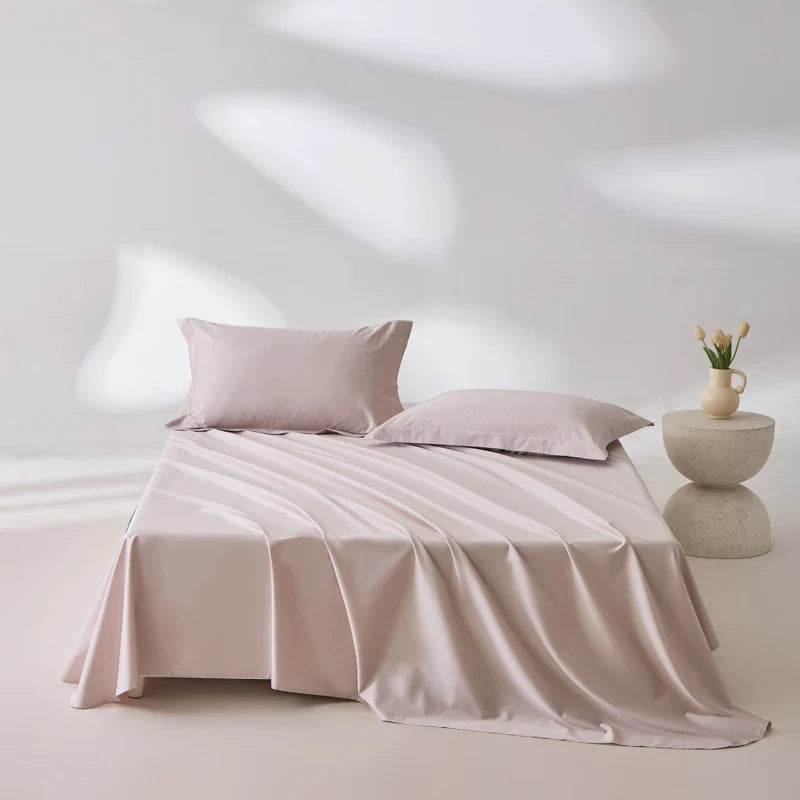 Organic 100% Egyptian Cotton Flat Sheet Solid Color Bed Sheets 800 Thread Count Bedding Sheet Bed Linen Single Queen King Size - Sleep Galleria - Sleep Galleria