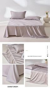 Organic 100% Egyptian Cotton Flat Sheet Solid Color Bed Sheets 800 Thread Count Bedding Sheet Bed Linen Single Queen King Size - Sleep Galleria - Sleep Galleria