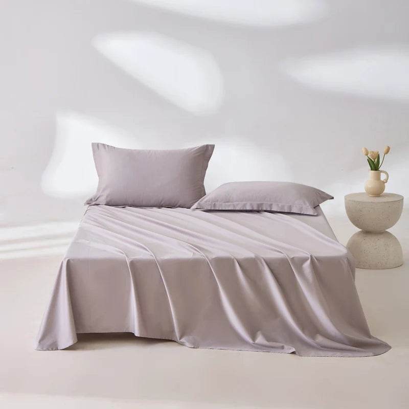 Organic 100% Egyptian Cotton Flat Sheet Solid Color Bed Sheets 800 Thread Count Bedding Sheet Bed Linen Single Queen King Size - Sleep Galleria - Sleep Galleria