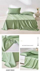Organic 100% Egyptian Cotton Flat Sheet Solid Color Bed Sheets 800 Thread Count Bedding Sheet Bed Linen Single Queen King Size - Sleep Galleria - Sleep Galleria