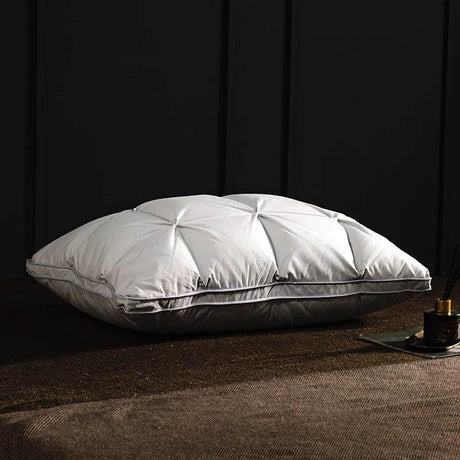 Pair Of Goose Down Feather Neck Pillows - Sleep Galleria - Sleep Galleria