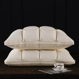 Pair Of Goose Down Feather Neck Pillows - Sleep Galleria