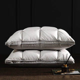 Pair Of Goose Down Feather Neck Pillows - Sleep Galleria