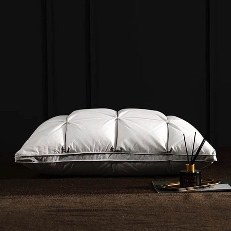 Pair Of Goose Down Feather Neck Pillows - Sleep Galleria - Sleep Galleria