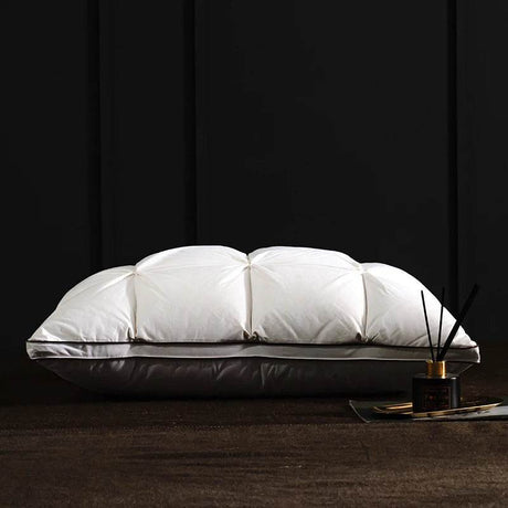 Pair Of Goose Down Feather Neck Pillows - Sleep Galleria - Sleep Galleria