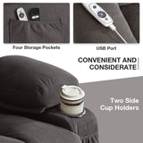 Power Lift Recliner Chair with Heat and Massage - Sleep Galleria