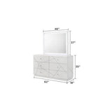 Queen 5-Piece Bedroom Set – Modern Design with Lacquer Finish, Geometric Accents, and LED Lighting - Sleep Galleria