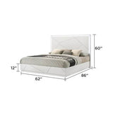 Queen 5-Piece Bedroom Set – Modern Design with Lacquer Finish, Geometric Accents, and LED Lighting - Sleep Galleria