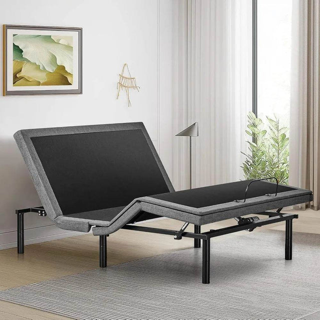 Queen Adjustable Bed Frame, Ergonomic Electric Bed Base with Wireless Remote and 2 USB Ports, Head and Foot Incline - Sleep Galleria - Sleep Galleria