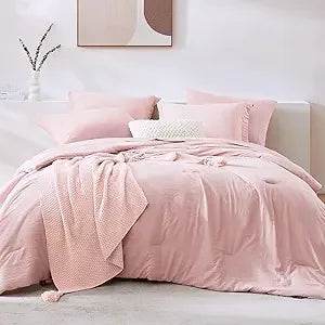 Queen Comforter Set - 7 Pieces Sage Green Soft Bed in a Bag Queen with Fitted Sheet, Flat Sheet, 2 Pillow Shams, and 2 Pillowca - Sleep Galleria - Sleep Galleria