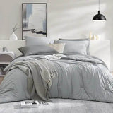 Queen Comforter Set - 7 Pieces Sage Green Soft Bed in a Bag Queen with Fitted Sheet, Flat Sheet, 2 Pillow Shams, and 2 Pillowca - Sleep Galleria - Sleep Galleria