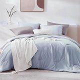 Queen Comforter Set - 7 Pieces Sage Green Soft Bed in a Bag Queen with Fitted Sheet, Flat Sheet, 2 Pillow Shams, and 2 Pillowca - Sleep Galleria - Sleep Galleria