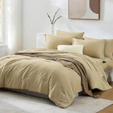 Queen Comforter Set - 7 Pieces Sage Green Soft Bed in a Bag Queen with Fitted Sheet, Flat Sheet, 2 Pillow Shams, and 2 Pillowca - Sleep Galleria - Sleep Galleria
