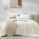Queen Comforter Set - 7 Pieces Sage Green Soft Bed in a Bag Queen with Fitted Sheet, Flat Sheet, 2 Pillow Shams, and 2 Pillowca - Sleep Galleria - Sleep Galleria