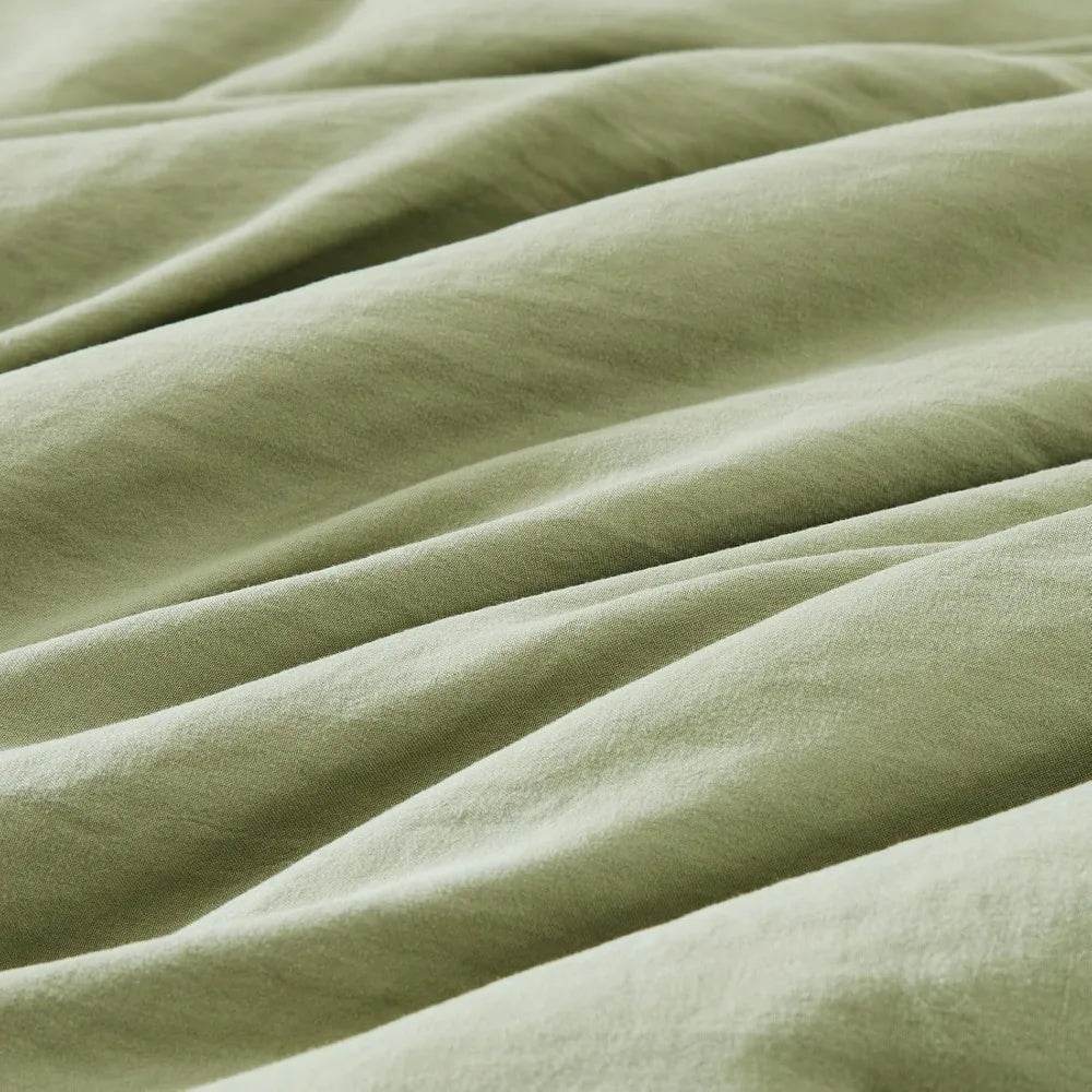 Queen Comforter Set - 7 Pieces Sage Green Soft Bed in a Bag Queen with Fitted Sheet, Flat Sheet, 2 Pillow Shams, and 2 Pillowca - Sleep Galleria - Sleep Galleria