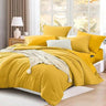 Queen Comforter Set - 7 Pieces Sage Green Soft Bed in a Bag Queen with Fitted Sheet, Flat Sheet, 2 Pillow Shams, and 2 Pillowca - Sleep Galleria - Sleep Galleria
