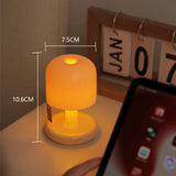 Rechargeable Mushroom Night Light Led Sunset Table Lamp USB Minimalist Desk Bedroom Bar Room Decoration Atmosphere Mood Light - Sleep Galleria - Sleep Galleria
