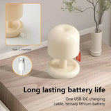 Rechargeable Mushroom Night Light Led Sunset Table Lamp USB Minimalist Desk Bedroom Bar Room Decoration Atmosphere Mood Light - Sleep Galleria - Sleep Galleria