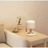 Rechargeable Mushroom Night Light Led Sunset Table Lamp USB Minimalist Desk Bedroom Bar Room Decoration Atmosphere Mood Light - Sleep Galleria - Sleep Galleria
