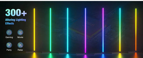 Smart RGB Dream Color Floor Lamp LED Soft eye Protection Dimmable APP Controlled Mood Lamp For Living Room Bedroom Clubs Decor - Sleep Galleria